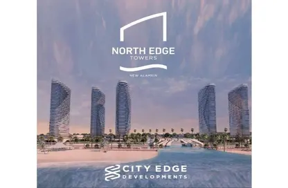 Apartment - 2 Bedrooms - 2 Bathrooms for sale in North Edge Towers - New Alamein City - North Coast