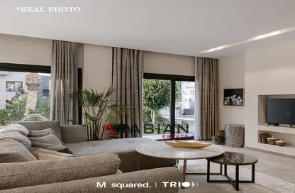 Apartment - 2 Bedrooms - 2 Bathrooms for sale in Trio Gardens - 5th Settlement Compounds - The 5th Settlement - New Cairo City - Cairo