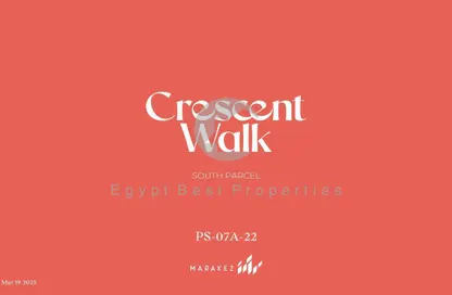 Apartment - 3 Bedrooms - 3 Bathrooms for sale in Crescent Walk - 5th Settlement Compounds - The 5th Settlement - New Cairo City - Cairo