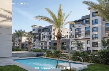 Apartment - 2 Bedrooms - 1 Bathroom for sale in Trio Gardens - 5th Settlement Compounds - The 5th Settlement - New Cairo City - Cairo