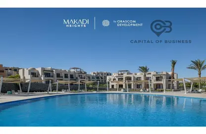 Chalet - 2 Bedrooms - 2 Bathrooms for sale in Makadi Orascom Resort - Makadi - Hurghada - Red Sea