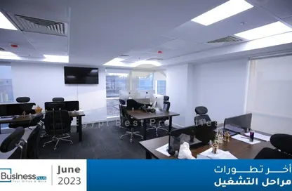 Office Space - Studio - 2 Bathrooms for sale in Business Plus - North Teseen St. - The 5th Settlement - New Cairo City - Cairo