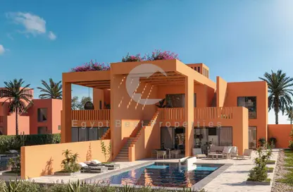 Twin House - 3 Bedrooms - 4 Bathrooms for sale in Cyan - Al Gouna - Hurghada - Red Sea