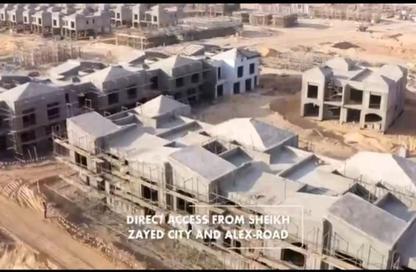 Twin House - 3 Bedrooms - 3 Bathrooms for sale in Village West - Sheikh Zayed Compounds - Sheikh Zayed City - Giza