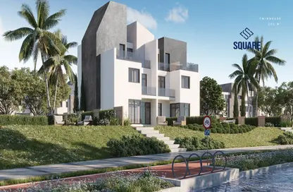 Townhouse - 3 Bedrooms - 3 Bathrooms for sale in Six West - Beverly Hills - Sheikh Zayed Compounds - Sheikh Zayed City - Giza