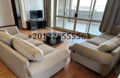 Roof - 3 Bedrooms - 2 Bathrooms for rent in Street 208 - Degla - Hay El Maadi - Cairo