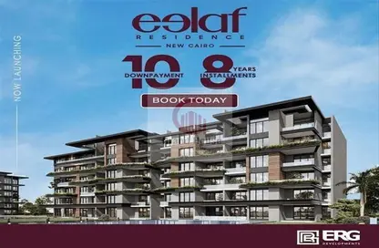 Apartment - 3 Bedrooms - 2 Bathrooms for sale in Eelaf Compound - New Cairo City - Cairo