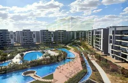 Apartment - 2 Bedrooms - 2 Bathrooms for sale in Sun Capital - Fayoum Desert road - 6 October City - Giza