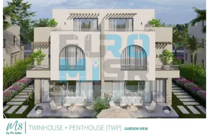 Twin House - 4 Bedrooms - 4 Bathrooms for sale in Marina 8 - Marina - Al Alamein - North Coast