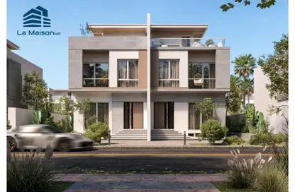 Twin House - 4 Bedrooms - 4 Bathrooms for sale in La Maison - New Zayed City - Sheikh Zayed City - Giza