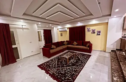 Apartment - 2 Bedrooms - 1 Bathroom for rent in American University Housing District - 5th Settlement Compounds - The 5th Settlement - New Cairo City - Cairo