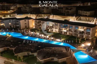 Apartment - 2 Bedrooms - 3 Bathrooms for sale in IL Monte Galala - Al Ain Al Sokhna - Suez