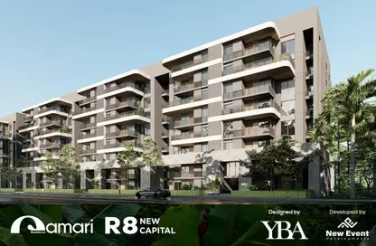 Apartment - 3 Bedrooms - 2 Bathrooms for sale in Qamary - R8 - New Capital City - Cairo